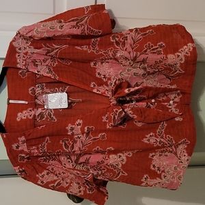 Free People red top